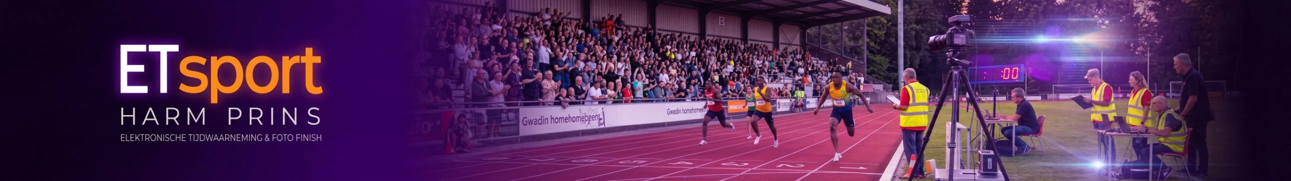 ETsport, Harm Prins: elektronische tijdwaarneming en fotofinish